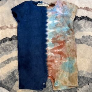 Fairwell Multicolor Tie-Dye Romper